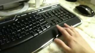Video thumbnail for Microsoft Wireless Laser Keyboard / Mouse 7000 by randomrazr