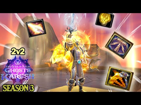 SEASON 3! HOLY PALADIN PVP 2v2 ARENA (WoW The War Within) [Patch 11.2] ☀️💎☀️