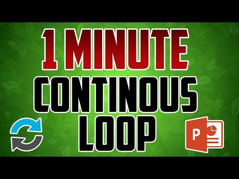 PowerPoint 2016 How to Put Slide Show on Continuous Loop