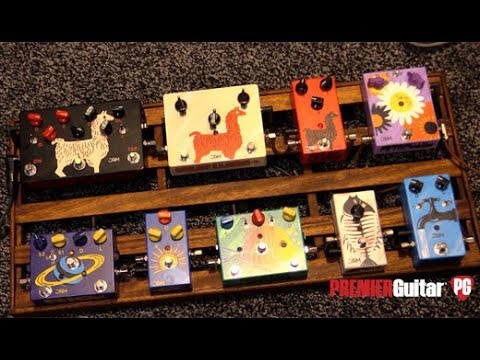 NAMM '19   JAM Pedals Delay Llama, Lucy Dreamer & Doubledreamer Demos