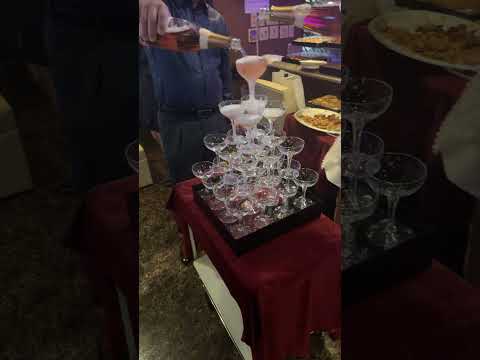 Champagne tower#hashtag just to watch…!!!short video