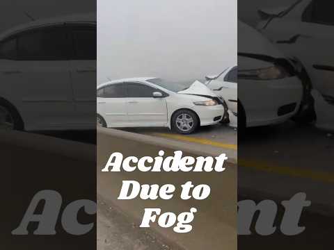 Accident due to Fog | Kallar Kahar | Pakistan new #trending #shorts #roadaccdient