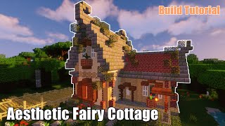 Minecraft Aesthetic Fairy Cottage | Cottagecore Tutorial