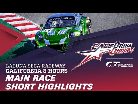 Short Highlights - Main Race - California 8 Hours 2018 - Intercontinental GT Challenge.