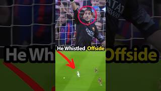 😱Barcelona's Goalkeeper Whistle Cost Copenhagen The Goal  #UCL #footballshorts #fcbarcelona