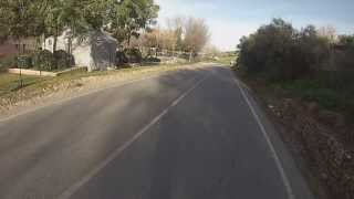 preview picture of video 'Downhill longboarding - Salteras speed run - 54kmh'