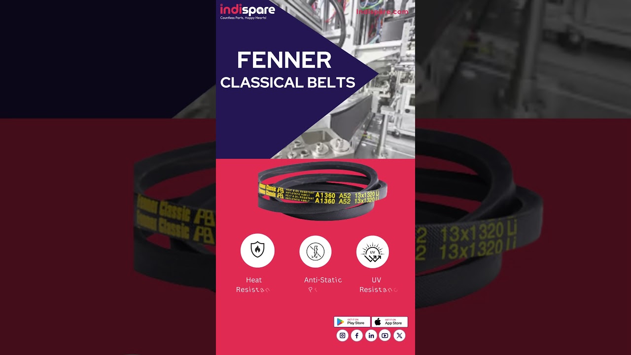 Fenner Classical Belts #indispare #fennerbelts #shorts