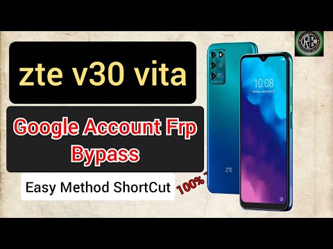 Zte V30 Vita Google Account Bypass Easy Method Frp Remove 100% Test