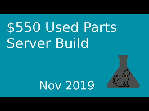 $550 Home Server Build - 4C/8T Xeon, 32 GB ECC RAM, 16TB Storage