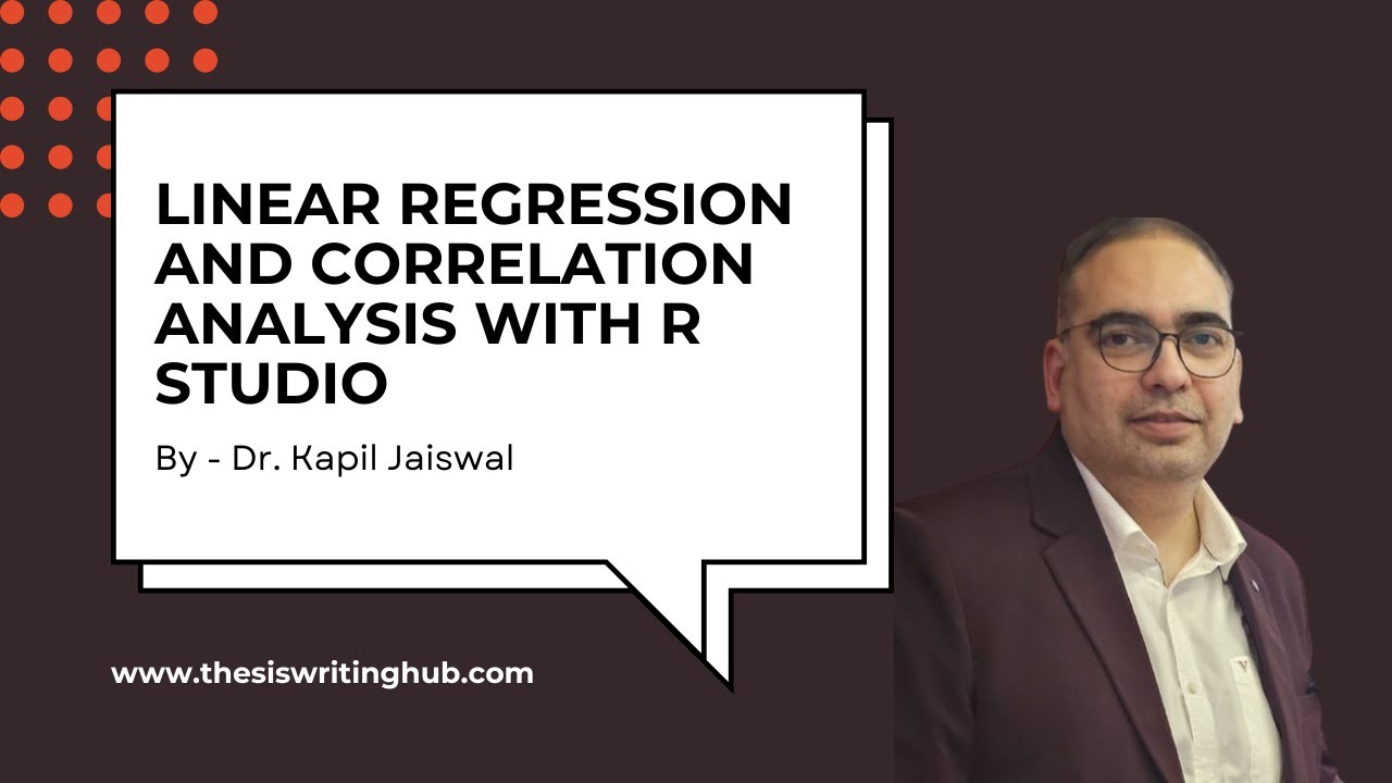 Linear Regression and Correlation Analysis with R Studio