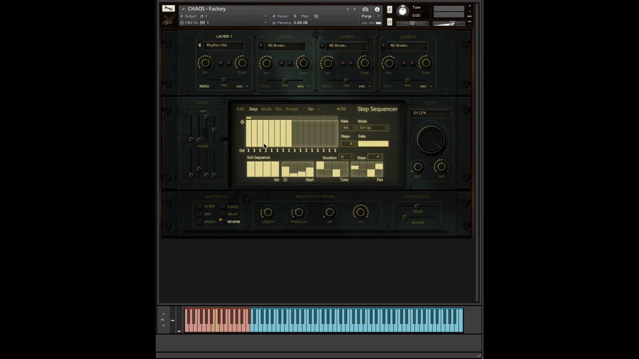 Project CHAOS Tutorial 2/5 - Step Sequencer