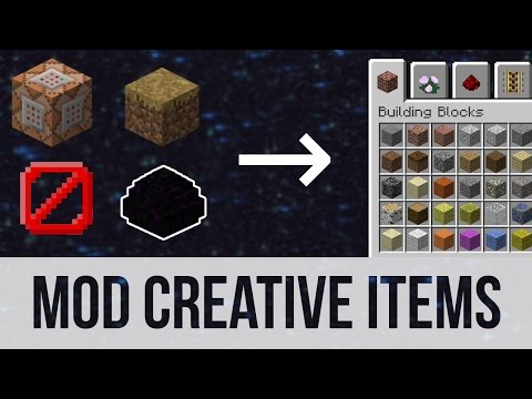 Wink' - Minecraft: Mod Creative Items - "Hidden" blocks in the creative inventory