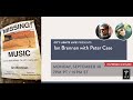 CITY LIGHTS LIVE! Ian Brennan in conversation with Peter Case