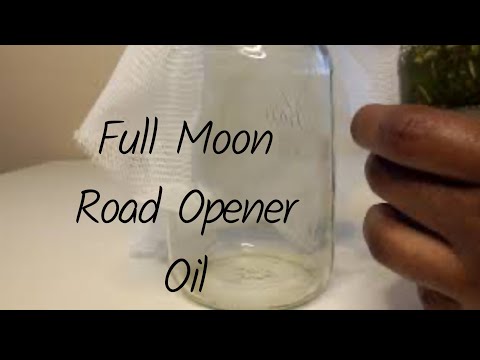 DIY Road Opener Oil  with Full Moon Energy