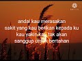 Haruskah Aku Mati Arief Lirik