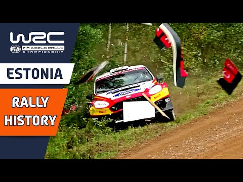 Memorable Moments of WRC Rally Estonia. WRC Rally History from Estonia.