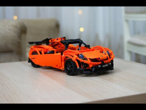 Конструктор Cada Technic «Гоночный автомобиль Porsche 918» на радиоуправлении 421 деталь / C51051W