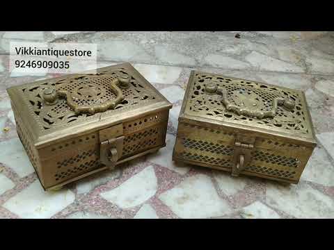 antique south Indian jali boxes / beetel boxes