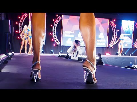 Awesome Bikini Fitness Catwalk😍 Is this the coolest stage you ever seen? #bikinifitness