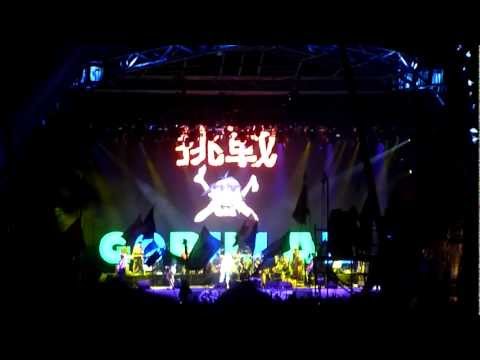 "Dare" - Gorillaz (feat. Shaun Ryder), Glastonbury Festival, 25th June 2010