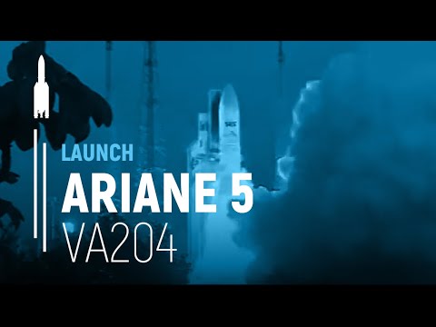 Flight VA204 – Arabsat-5C / SES-2 | Ariane 5 Launch | Arianespace