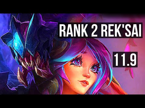 REK'SAI vs LILLIA (JUNGLE) | Rank 2 Rek'Sai, 4/1/6, Rank 23 | NA Challenger | v11.9
