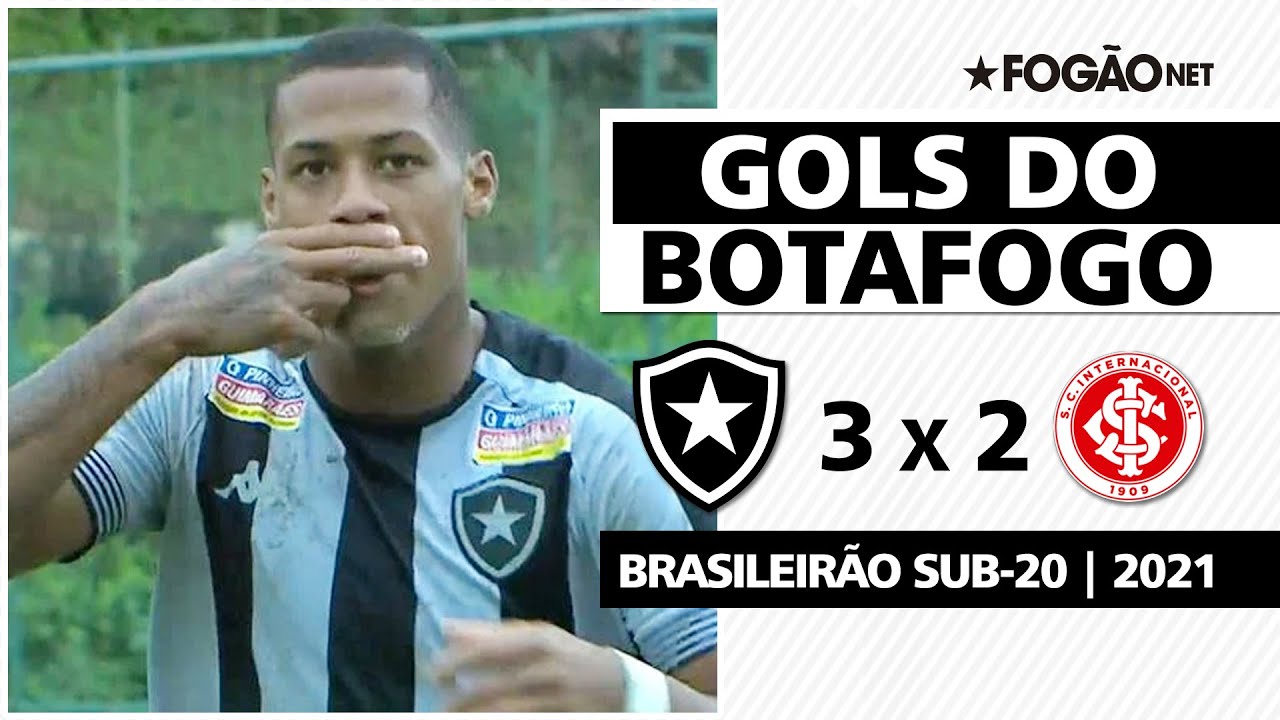 VÍDEO | Veja os três gols da vitória de virada do Botafogo sobre o Internacional no Brasileirão Sub-20 VÍDEO | Veja os três gols da vitória de virada do Botafogo sobre o Internacional no Brasileirão Sub-20