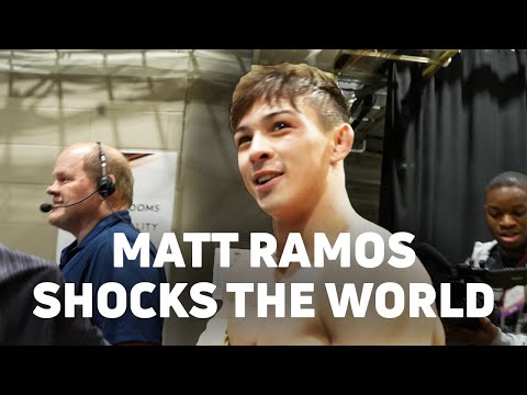 Matt Ramos SHOCKS THE WORLD!! Follow Matt Ramos after he PINS Spencer Lee!