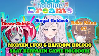 Momen Kerandoman Holoro Saat Bermain Game Rythm Hololive Dreams | Hololive-ID