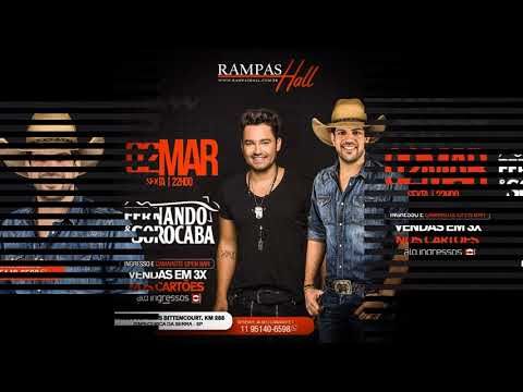 Fernando E Sorocaba Amanhã às 22:00 · Rampas · Itapecerica da Serra