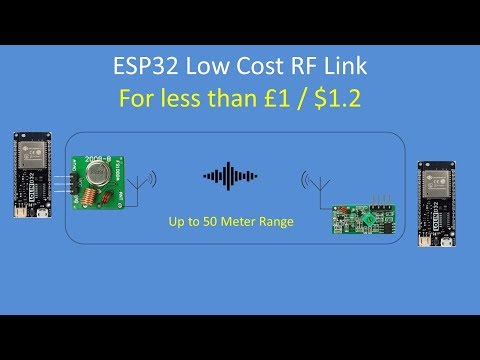 Tech Note 110 - ESP32's using low cost RF links