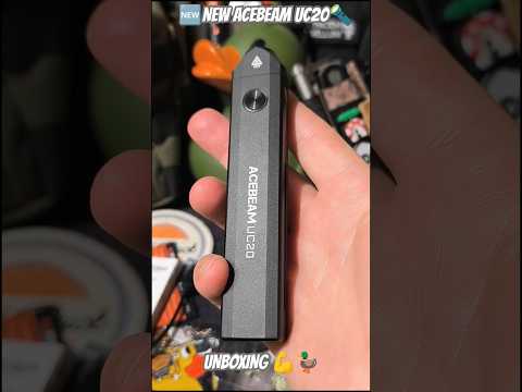 🚨🆕🔦Unboxing new ACEBEAM UC20⚪🔴🔵 edc flashlight happy 11th🎊 2014/25.#shorts #acebeam #flashlight #edc
