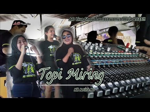 All Artist AO Live Performance Lagu Bugis "TOPI MIRING" - Electone AO Production 2023