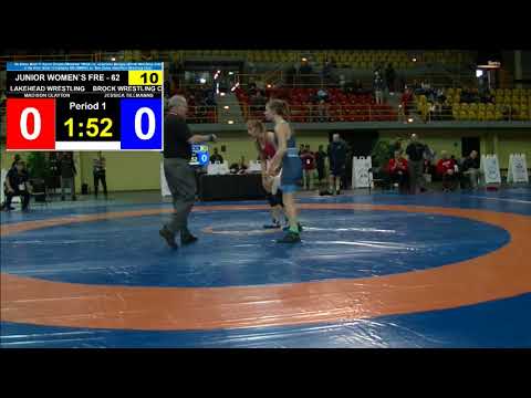 CNAJ18 WW 62kg 010 Madison CLAYTON v  Jessica TILLMANNS