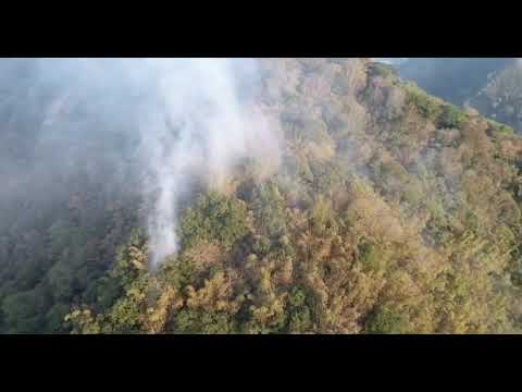 火場空拍觀測影像