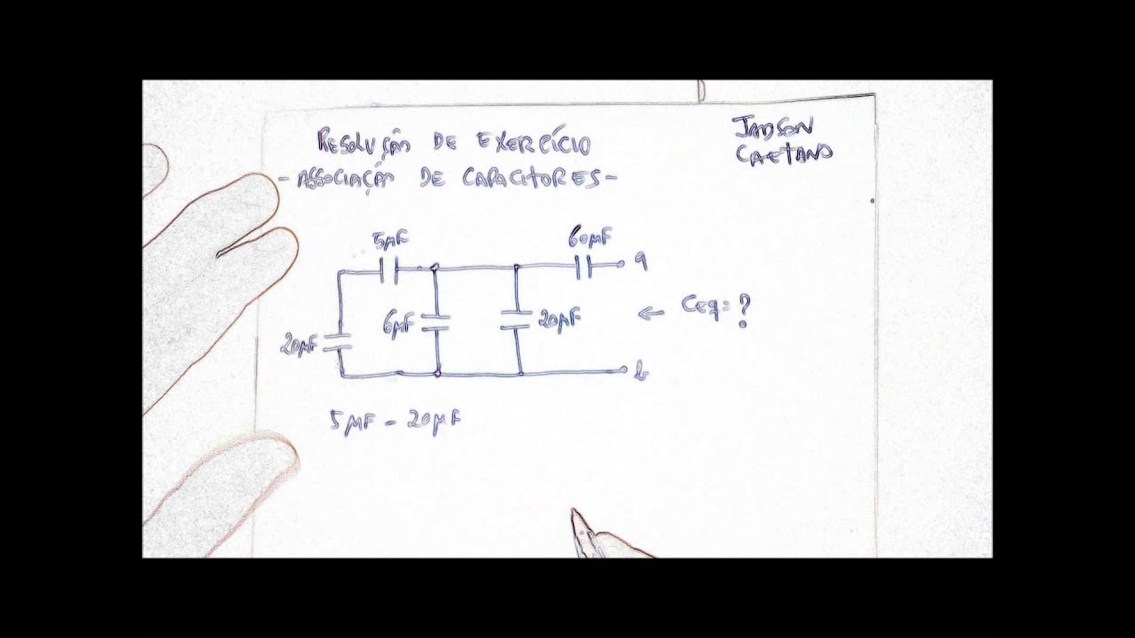 Exercício Capacitância Equivalente por Jadson Caetano