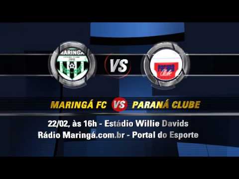 FUTEBOL PARANÁ AO VIVO - Maringá x Paraná Clube na Rádio Maringá