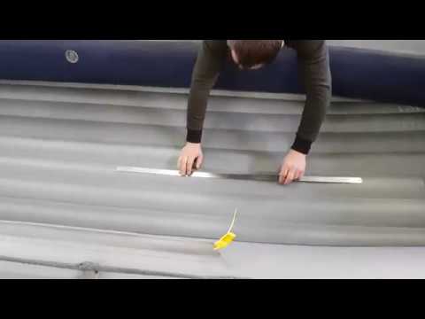 Как снять размеры коврика Эва на лодку