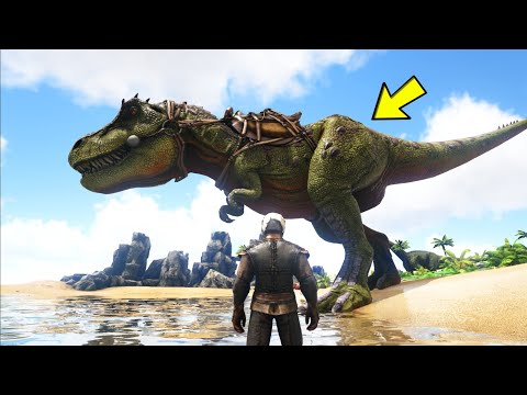 I FINALLY Tamed A T-rex - ARK Survival Evolved - Part 19
