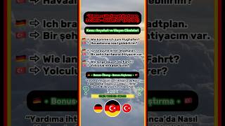 📝 • “Almanca’da Hayat Kurtaran 3 Cümle - Bölüm 30 (90/150)” Konu: Seyahat ve Ulaşım Cümleleri 🧳