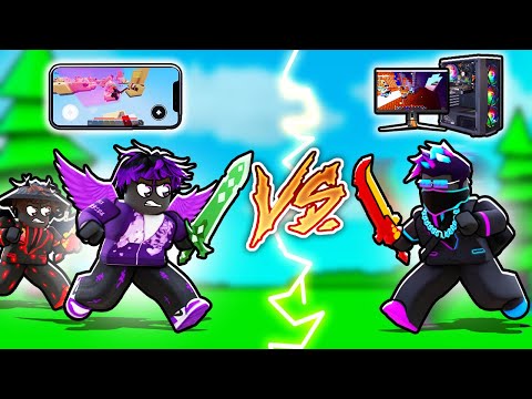 The Ultimate Roblox Bed Wars Challenge - Battling Mobile Tryhards