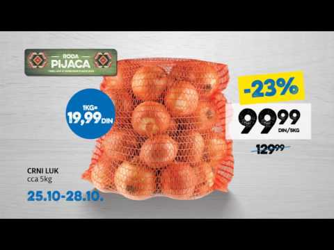 RODA: sveže i povoljno na našoj pijaci 25-28.10.2016.