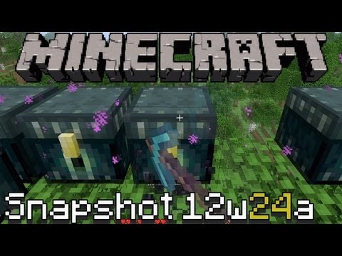 Minecraft Snapshot 12w24a: LAN Multiplayer & Enderchest