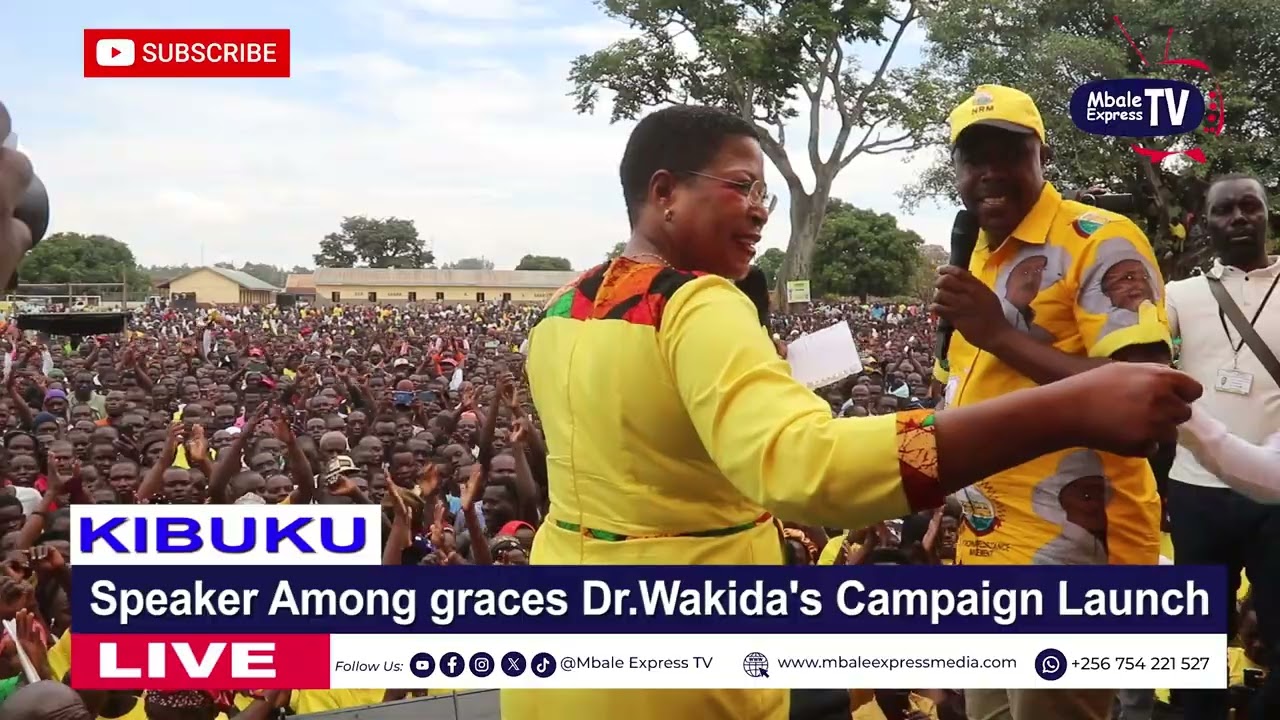 Speaker Anita Among promises better services as she graces Dr. Wakida's Campaign Launch 