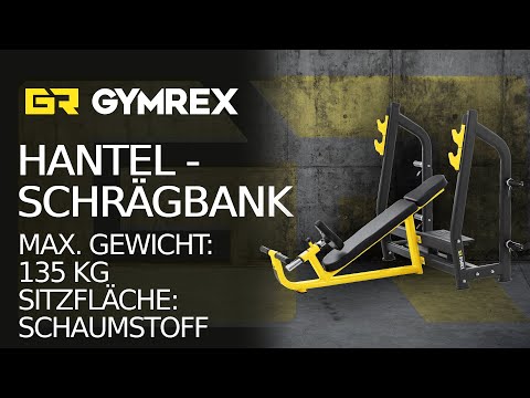 Video - Hantelschrägbank - 135 kg - 300 x 230 mm