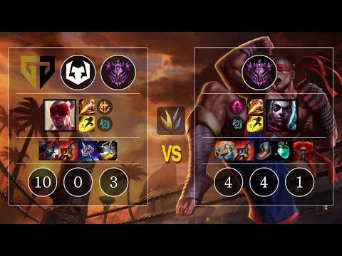 GEN Nyx Lee Sin vs Ekko Jungle - KR Patch 10.13