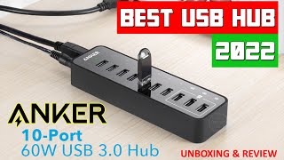 Video thumbnail for Anker 10 Port USB Hub  |  UNBOXING & REVIEW by Ministry of Reviews by Schaz