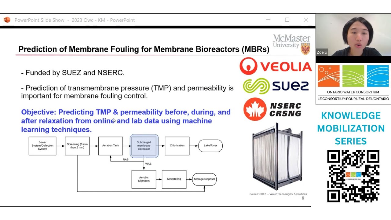 OWC's Knowledge Mobilization - Application of Machine Learning in Wastewater Modeling