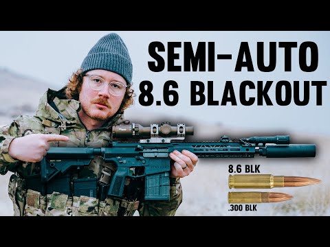 8.6 Blackout AR-10 - An Insanely Satisfying Subsonic round with crazy rotational energy