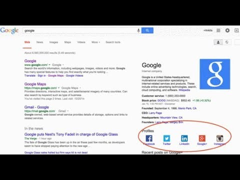 Adding social media links to your Google Search business listing profile